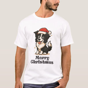 Border Collie Christmas T-Shirt