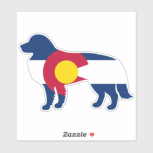 Border Collie Colorado Flag