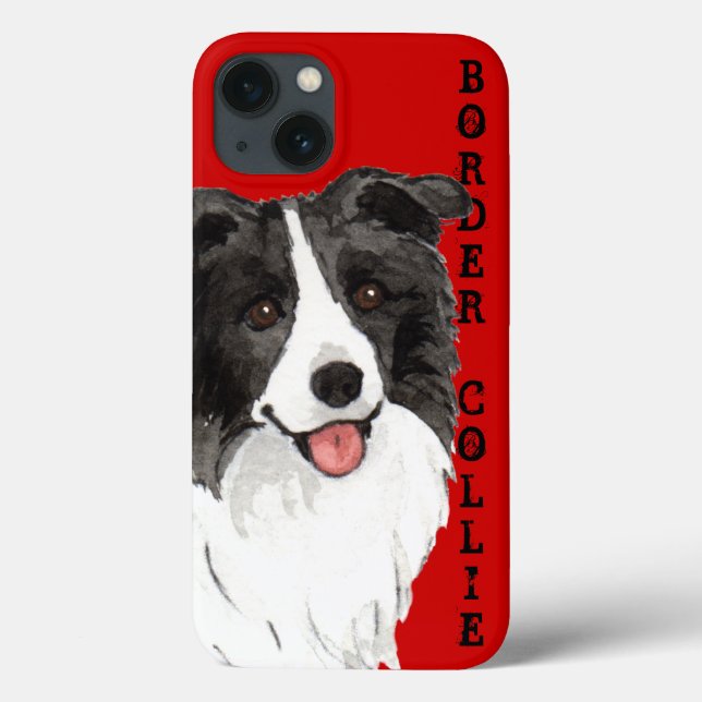 Border Collie Colour Block Case-Mate iPhone Case (Back)