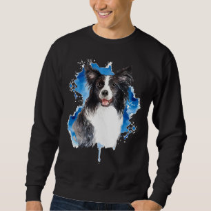 Border Collie Colourful Dog Lover Sweatshirt