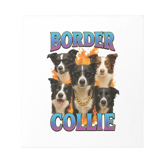 Border Collie Copy Notepad (Front)