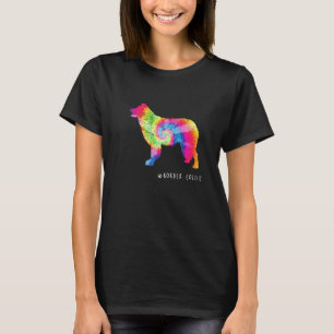 Border Collie Cute Puppy Pet Dog Owner Hippy Tie D T-Shirt