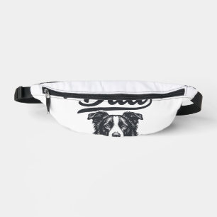 Border Collie Dad Life Is Ruff Vintage Shirt Desig Bum Bags