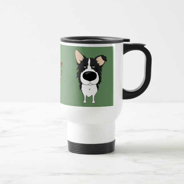 Border Collie Dad Mug (Right)