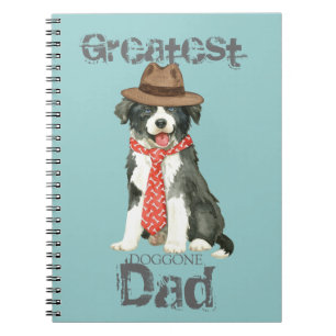 Border Collie Dad Notebook