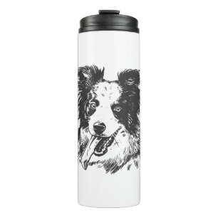 Border Collie Dog - Aussie Lover Thermal Tumbler