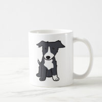 Border Collie Dog Breed Cartoon Mug