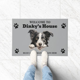 Border Collie Dog Doormat