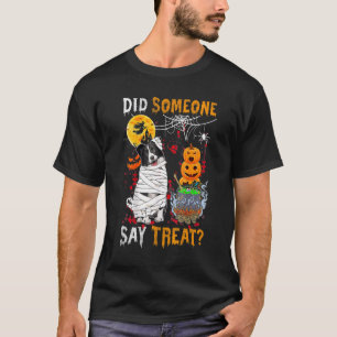 Border Collie Dog Halloween Did Someone Say Treat T-Shirt