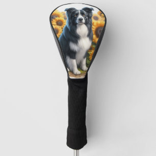 Border Collie Dog Lover Golf Head Cover
