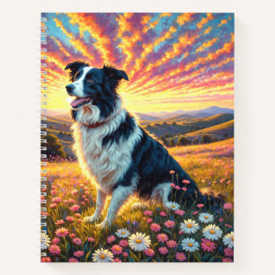 Border Collie Dog Notebook