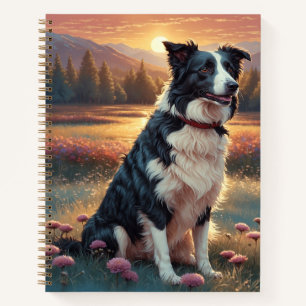 Border Collie Dog Notebook