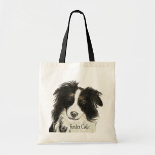 Border Collie Dog o Tote Bag