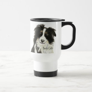 Border Collie Dog o Travel Mug