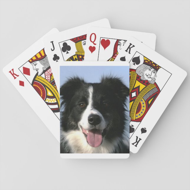 Border Collie Dog Playing Cards (Back)