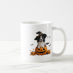Border Collie Dog Pumpkin Halloween Thanksgiving M Coffee Mug