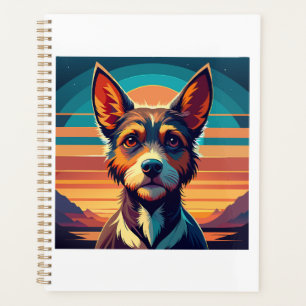 Border Collie Dog Shirt Planner