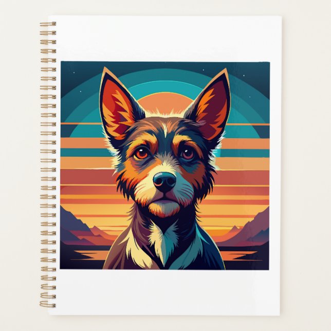 Border Collie Dog Shirt Planner (Front)
