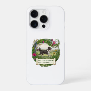 Border Collie Dog Walker Custom iPhone Case