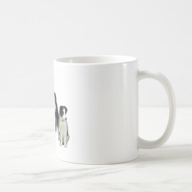Border Collie Dogs Coffee Mug (Right)