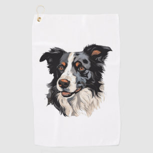 Border Collie Famous Design design - Smartest Golf Towel