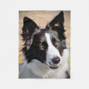 Border Collie Fleece Blanket