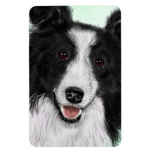 Border Collie Flexible Magnet