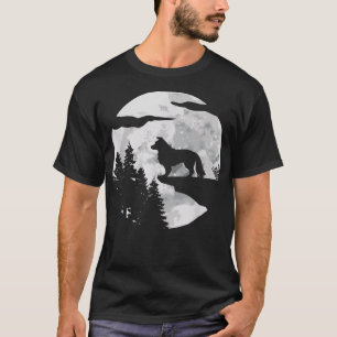 Border Collie Full Moon At Night Dog Owner Border T-Shirt