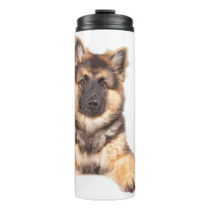 Border Collie German Shepherd Mix Thermal Tumbler
