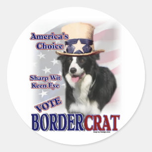 Border Collie Gifts Classic Round Sticker