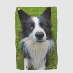 Border Collie Golf Towel