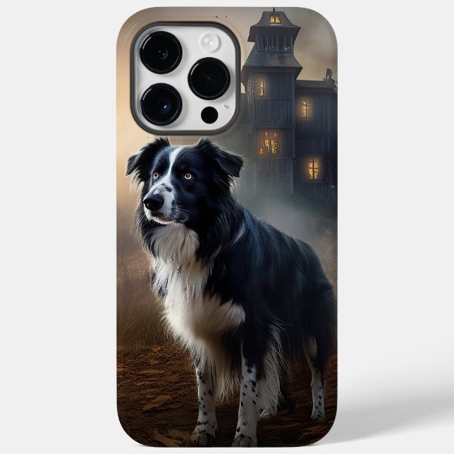 Border Collie Halloween Scary  Case-Mate iPhone Case (Back)