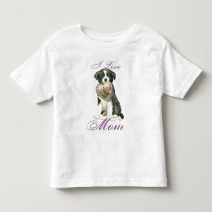 Border Collie Heart Mum Toddler T-Shirt