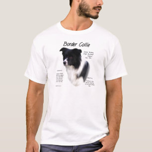 Border Collie History Design T-Shirt