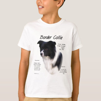 Border Collie History Design T-Shirt