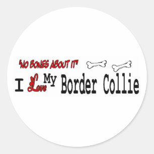 Border Collie (I Love) Sticker