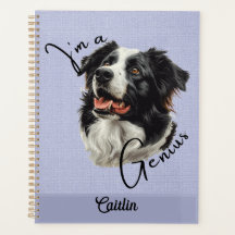 Border Collie -"I'm a Genius"-Customisable Design