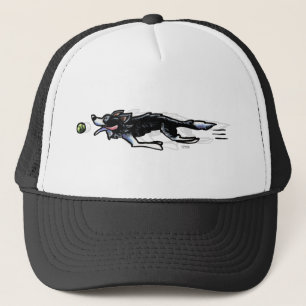 Border Collie in Action Trucker Hat