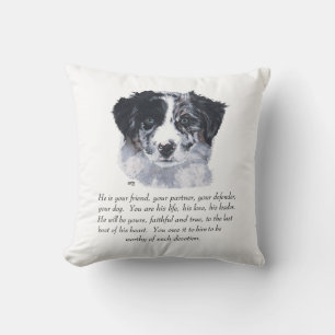 Border Collie Keepsakes Cushion
