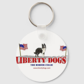 Border Collie Key Ring
