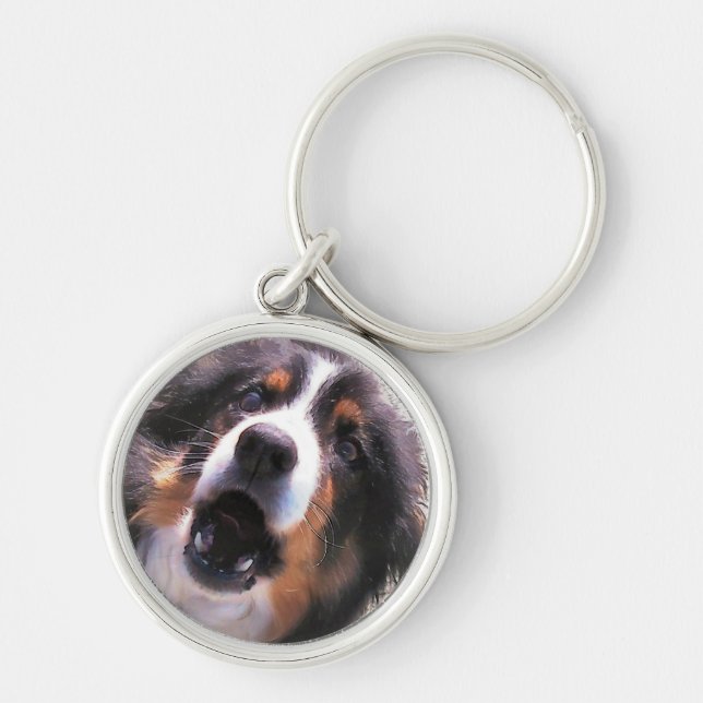 BORDER COLLIE KEY RING (Front)