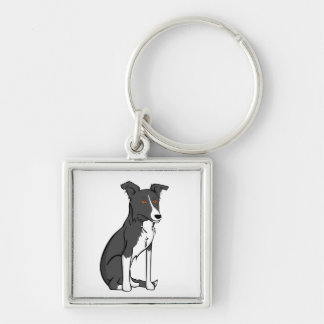 Border Collie keychain