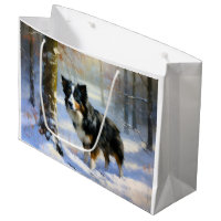 Border Collie Let It Snow Christmas