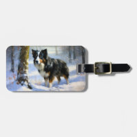 Border Collie Let It Snow Christmas