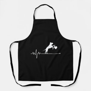Border Collie Lover Mum Gifts Heartbeat Mother's D Apron