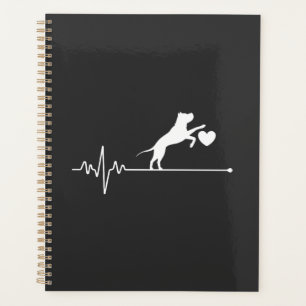 Border Collie Lover Mum Gifts Heartbeat Mother's D Planner