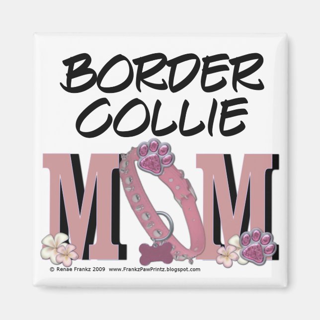 Border Collie MOM Magnet (Front)