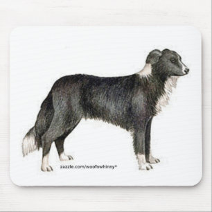 Border Collie Mouse Mat