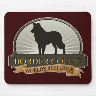 Border Collie Mouse Mat