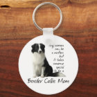 Border Collie Mum Keychain